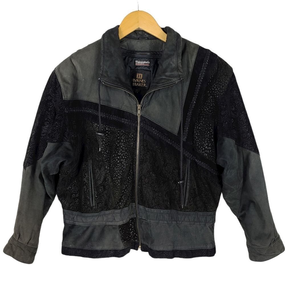Byrnes & Baker Vintage 1980 Black Leather Jackets
